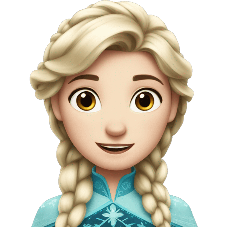 Anna from frozen emoji