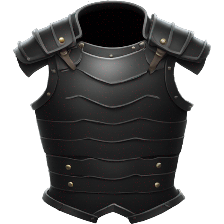 black leather torso armor emoji