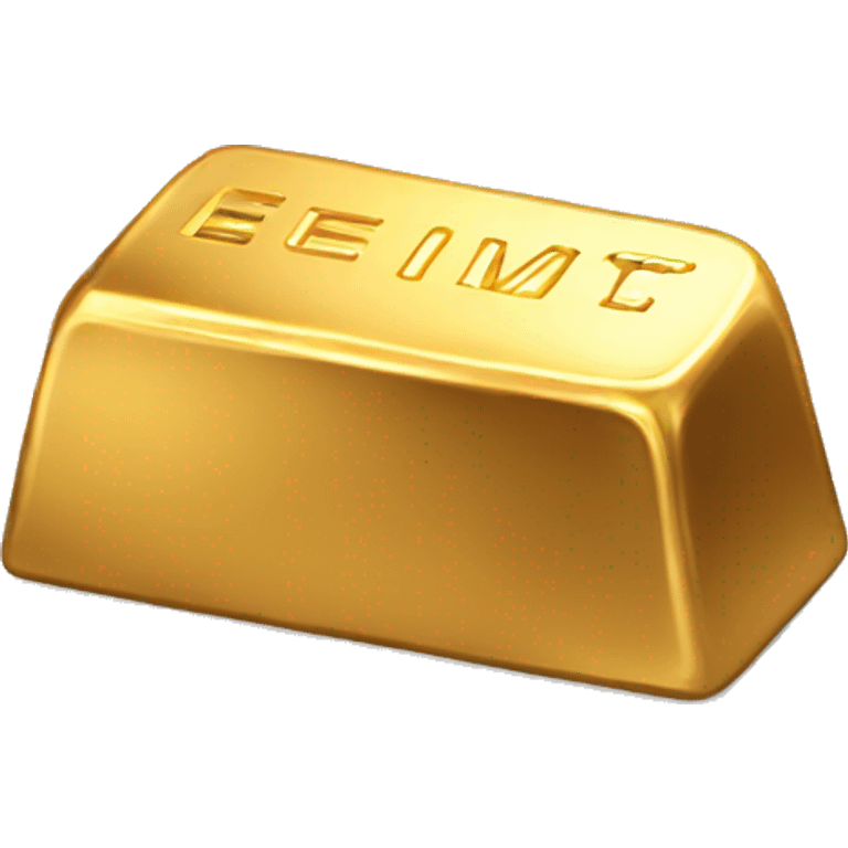 Gold bar emoji