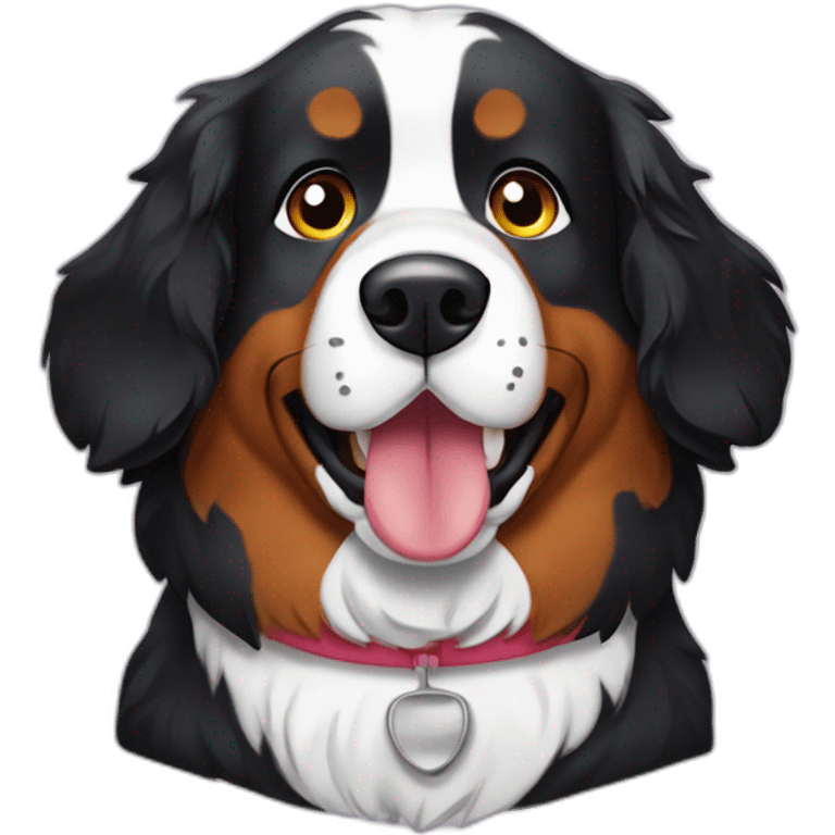 bernese mountain dog bake chef emoji