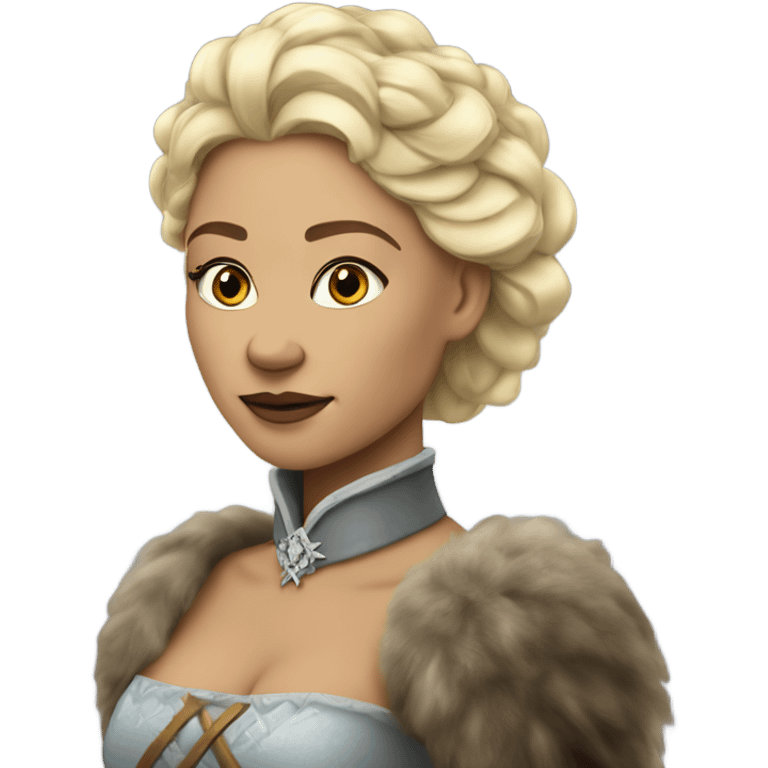 Blonde queen of the North ￼ emoji