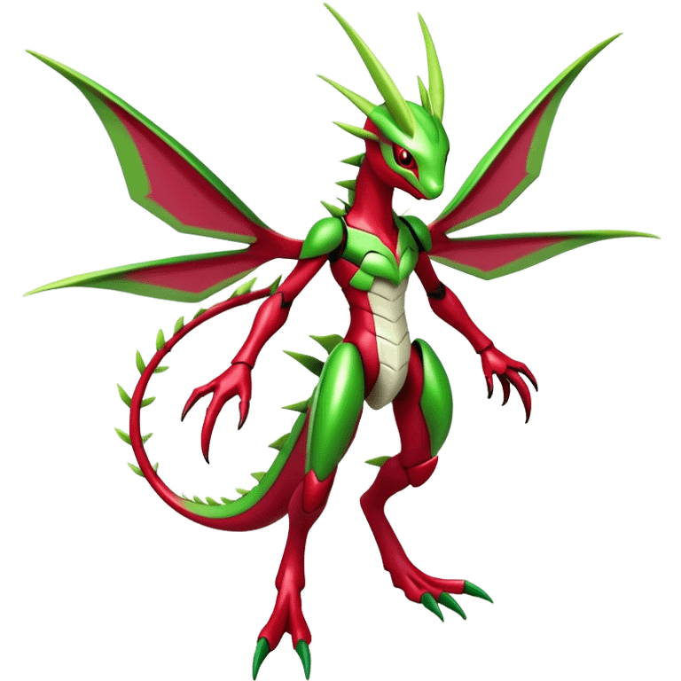  Cool Edgy Shiny Futuristic Ethereal Legendary Scizor-Digimon-Schyther-Flygon-hybrid full body emoji