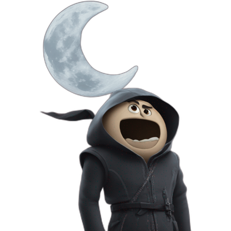 Gru steals the moon emoji