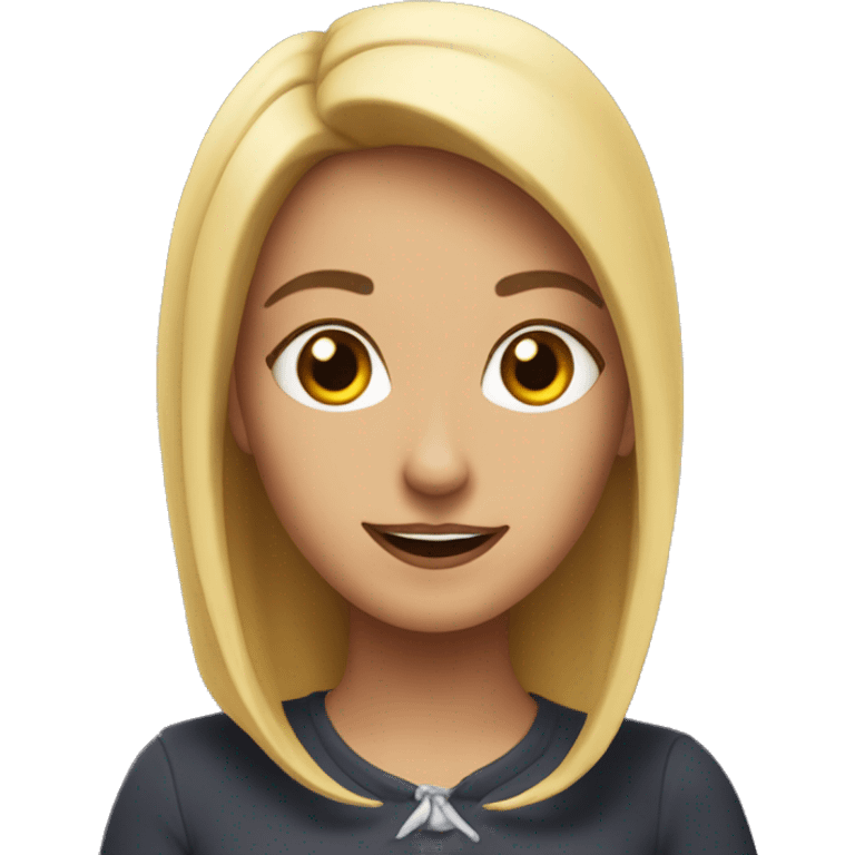 Gina avec chauve-souris emoji