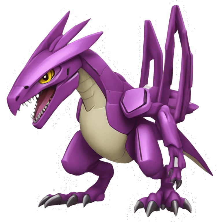  Cool Edgy Godly Futuristic Digimon-Fakemon-Genesect-Raptor-Reptile full body emoji