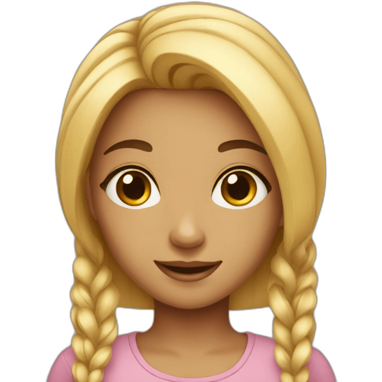 charming girl emoji