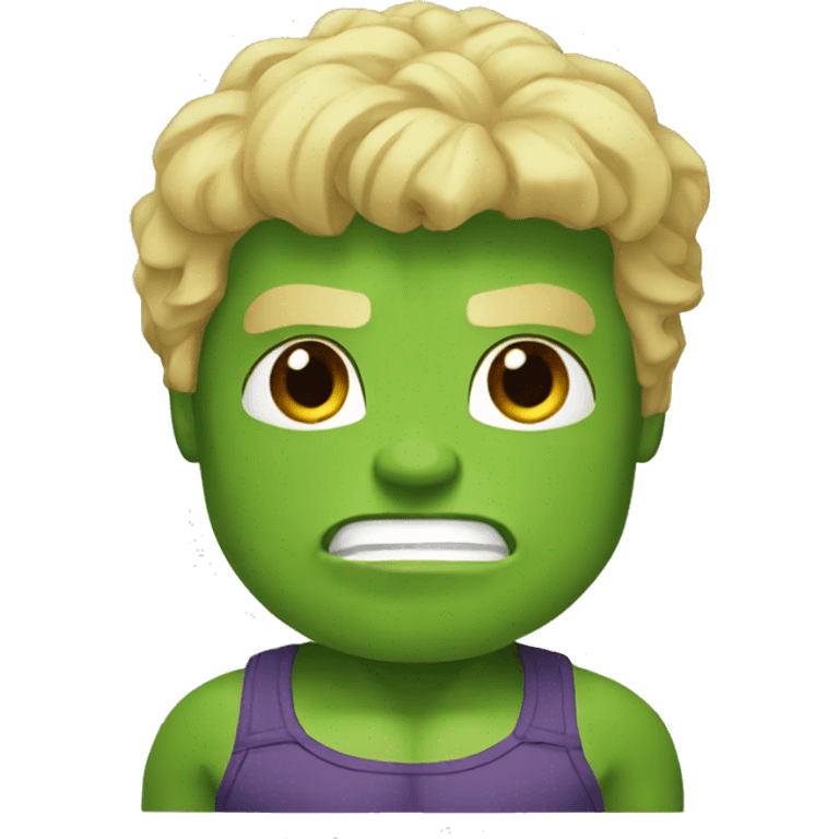 hulk with blonde hair emoji