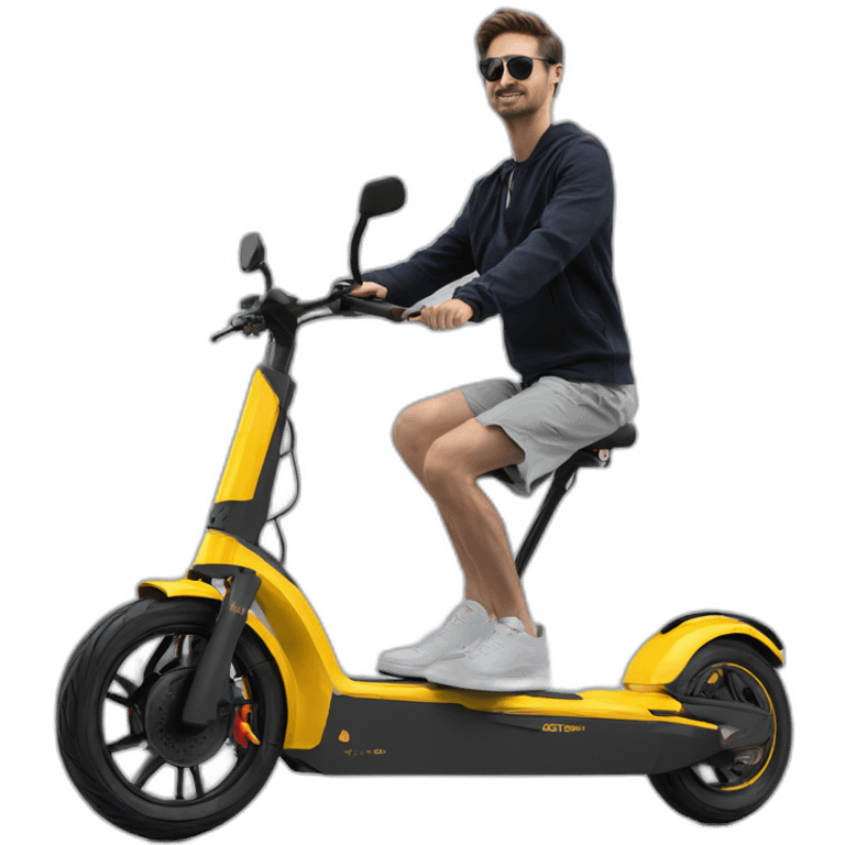 trottinette électrique 6000 watts emoji