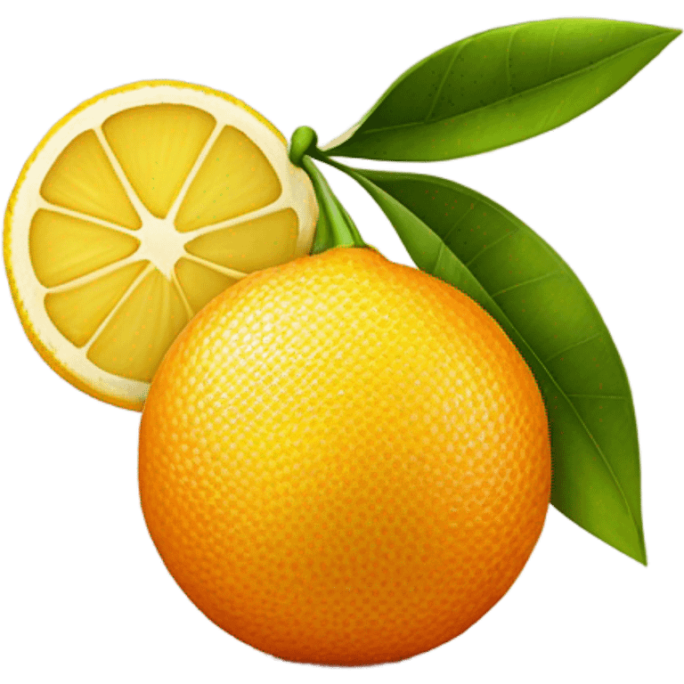 orange lemon emoji