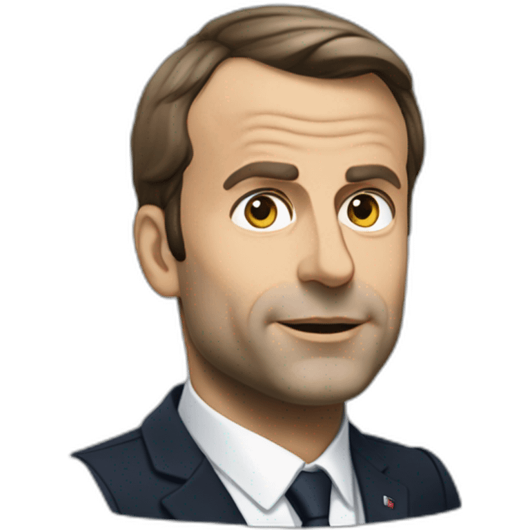 emanuel macron controleur à la sncf emoji