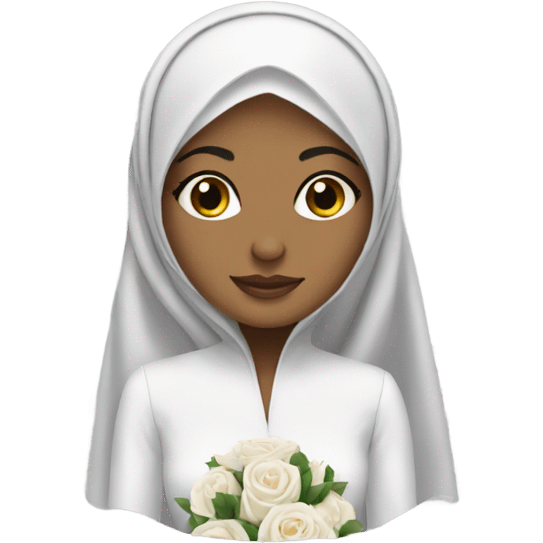 Hijab bride emoji