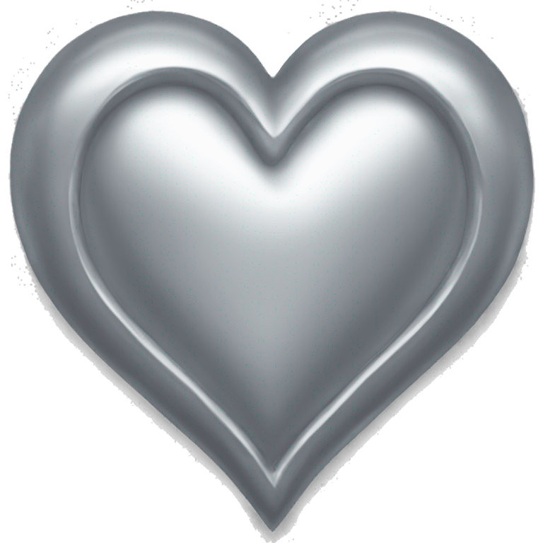 Silver Heart  emoji