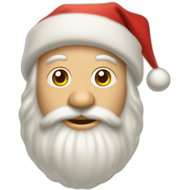 Maison noel père noel emoji