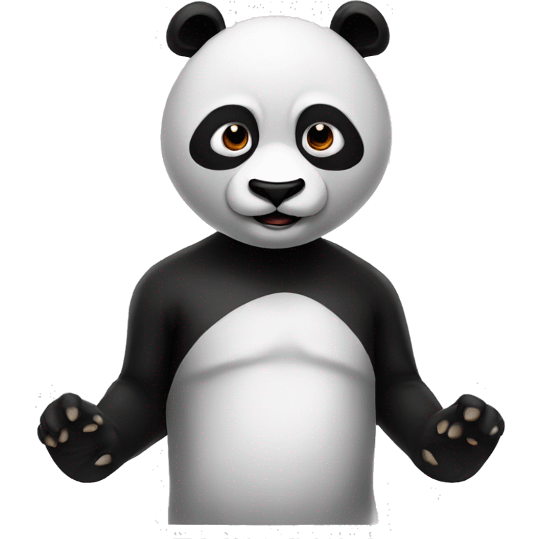 evil panda emoji