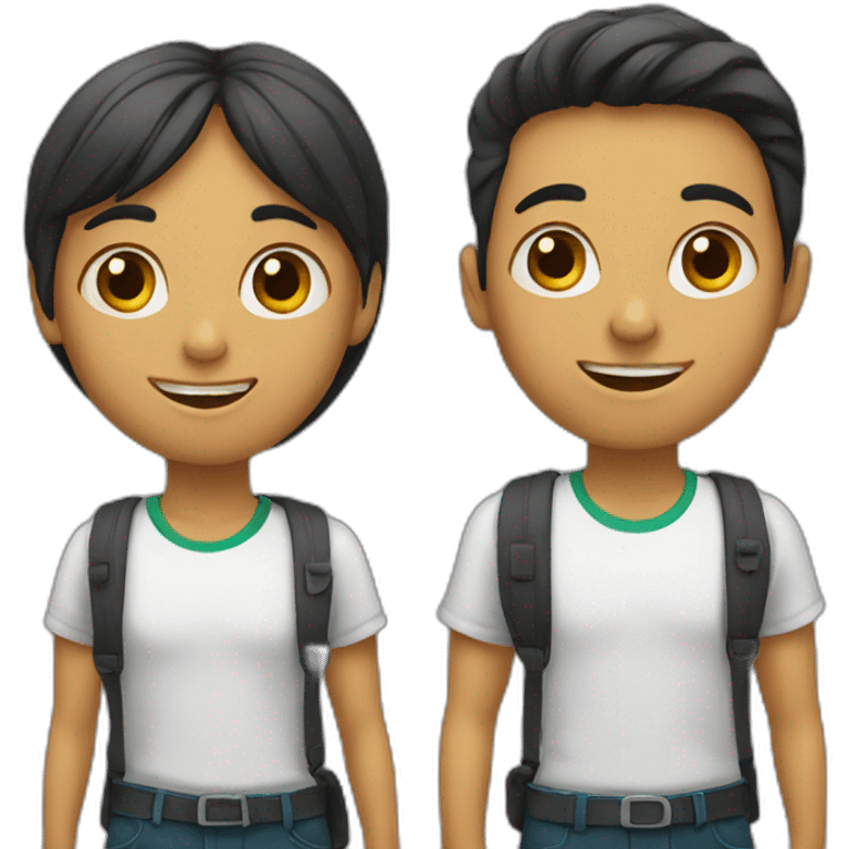 two students emoji