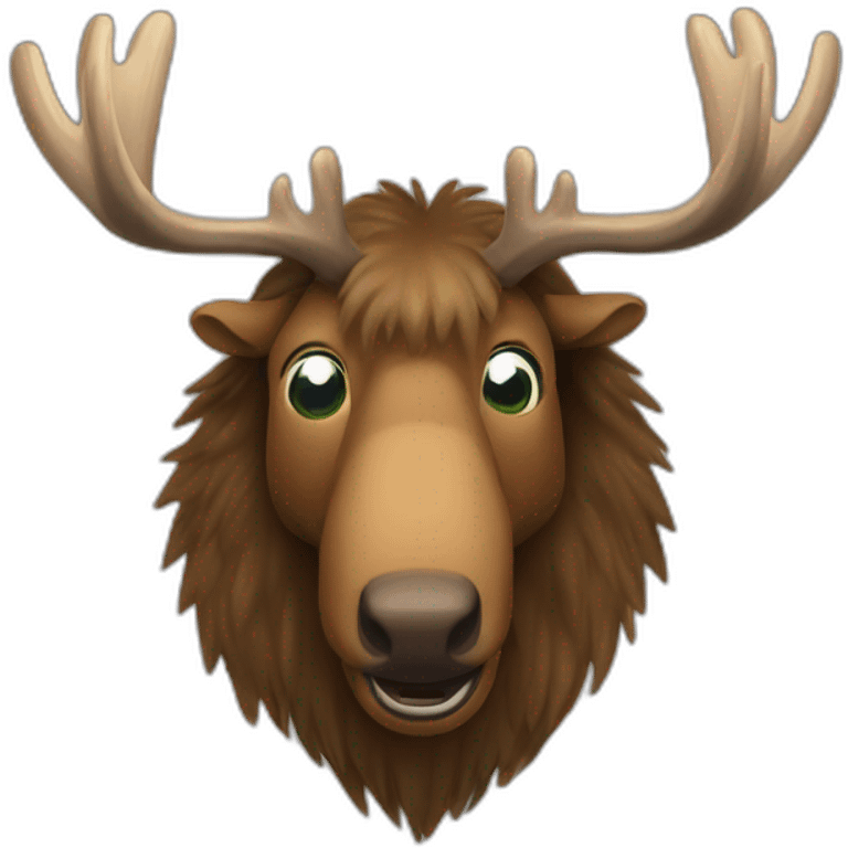 Moosehead with googly-eyes emoji