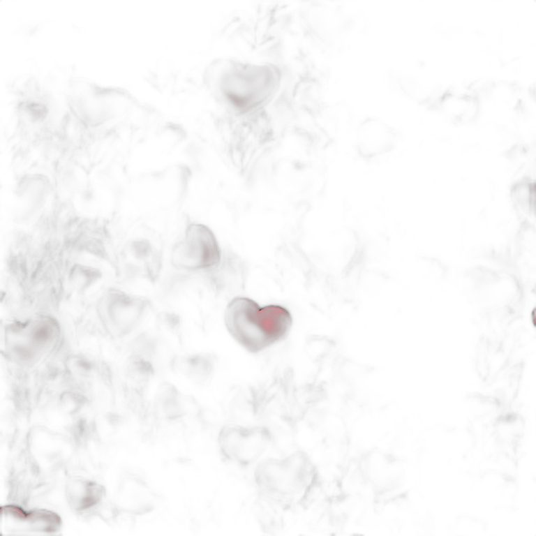 black heart in flowers emoji