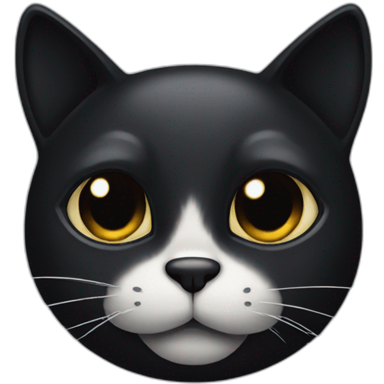 Black cat face emoji