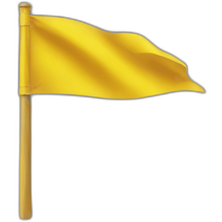 yellow flag emoji