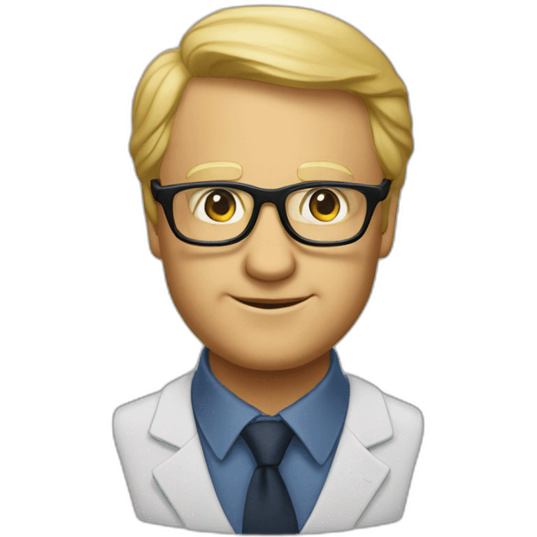 Tax increase glasses president emoji