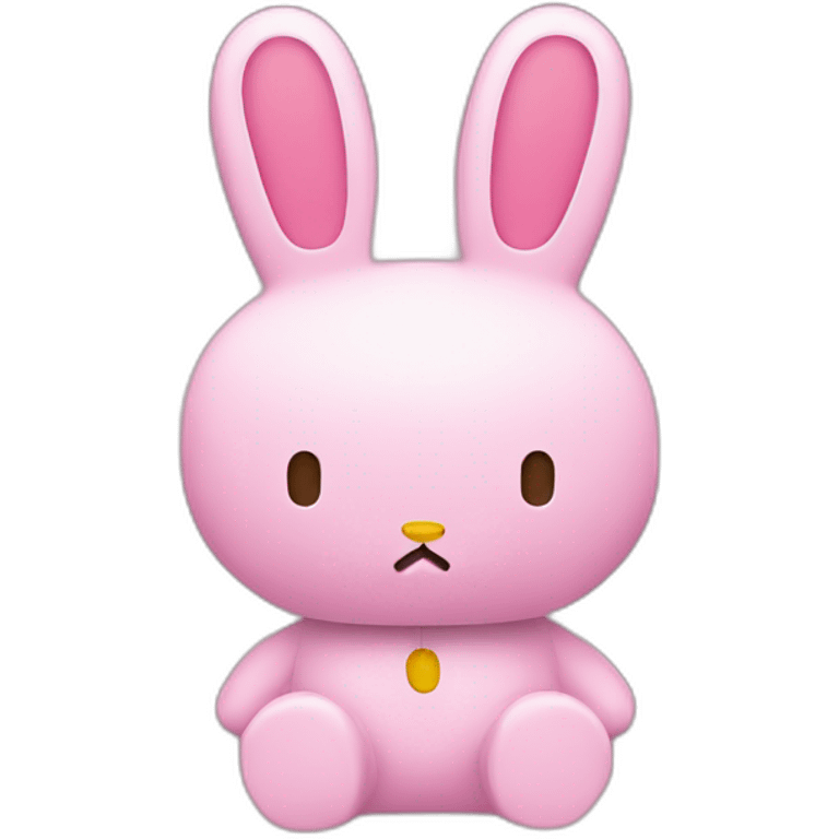 Pink Miffy emoji