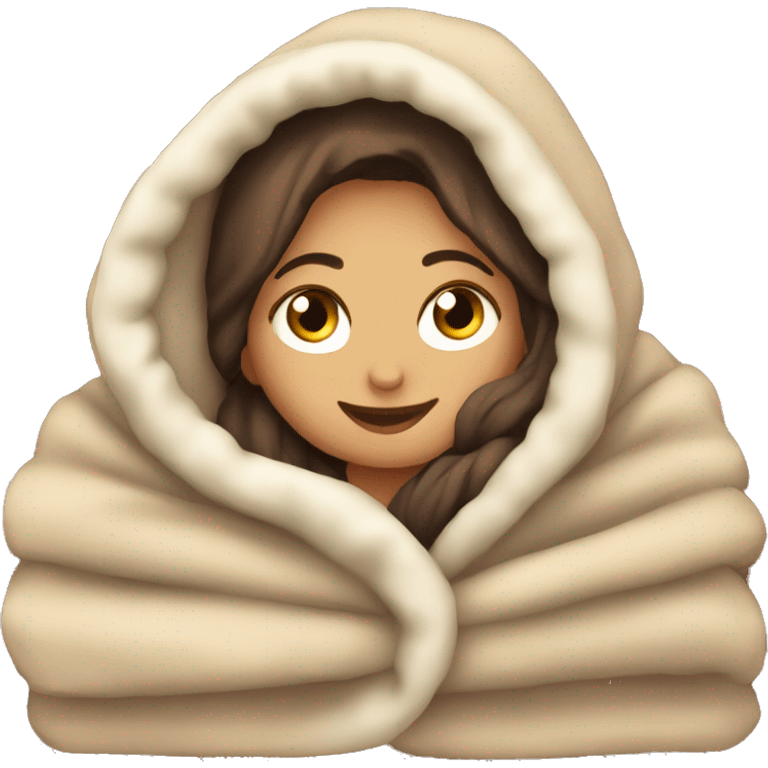 Cozy blanket emoji