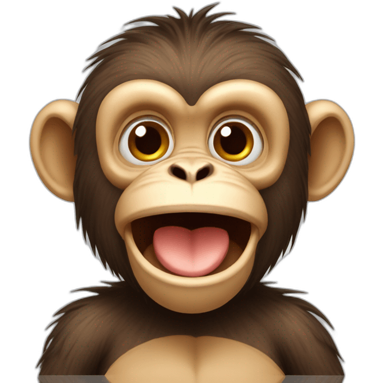 Funny monkey  emoji