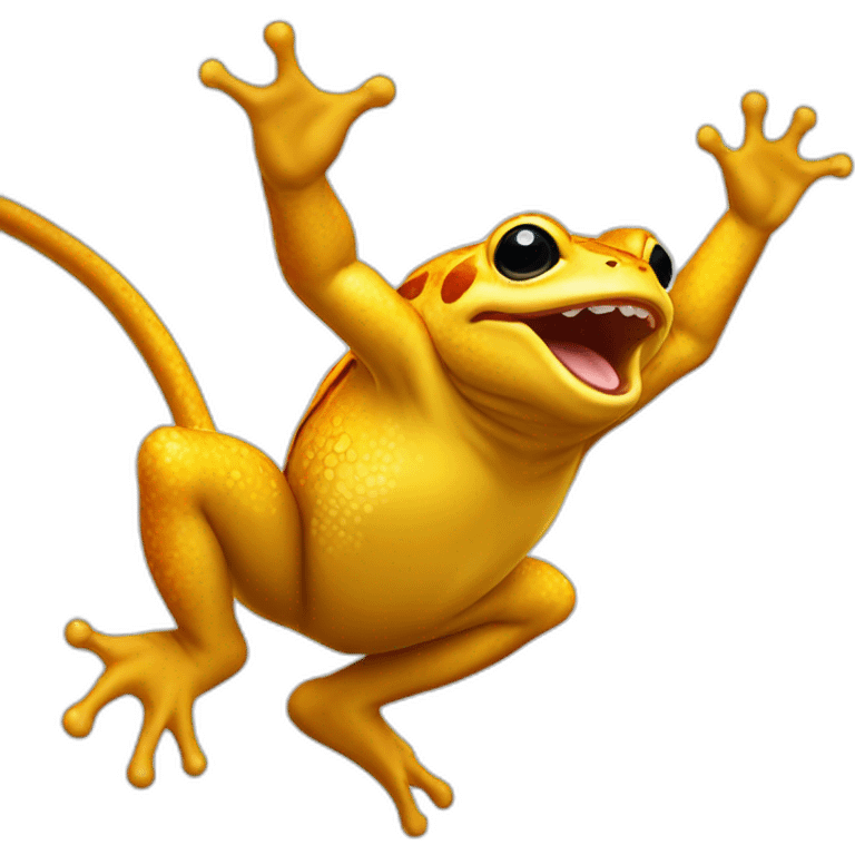 Golden Toad Jumping emoji