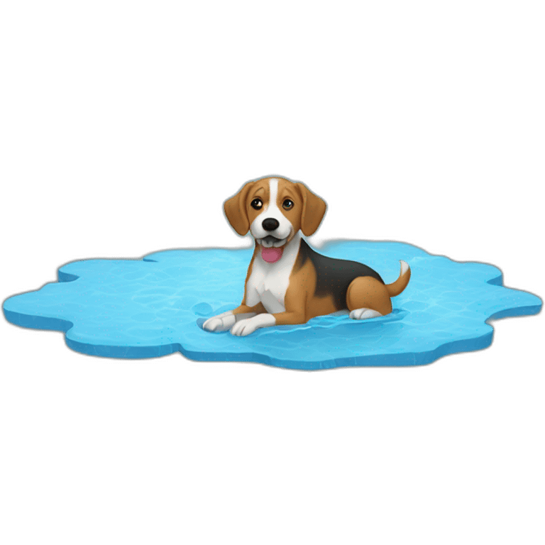 Perro de agua emoji