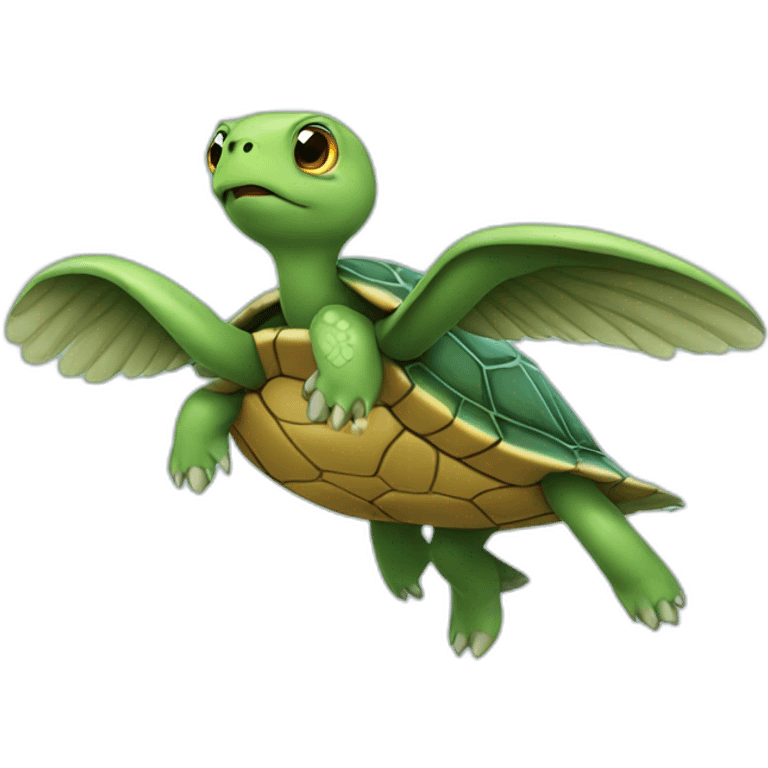 turtle with wings emoji