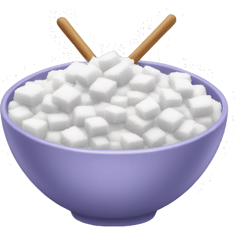 bowl of sugar emoji