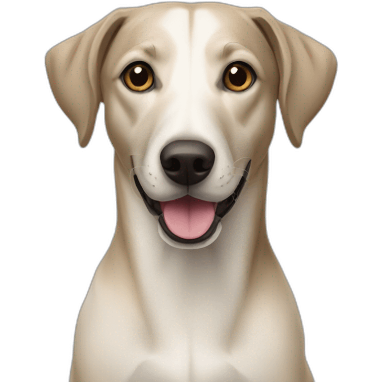 Labrador greyhound mix emoji