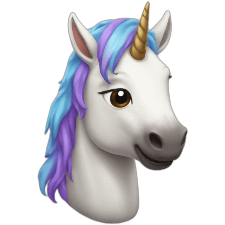 Un caca de licorne emoji