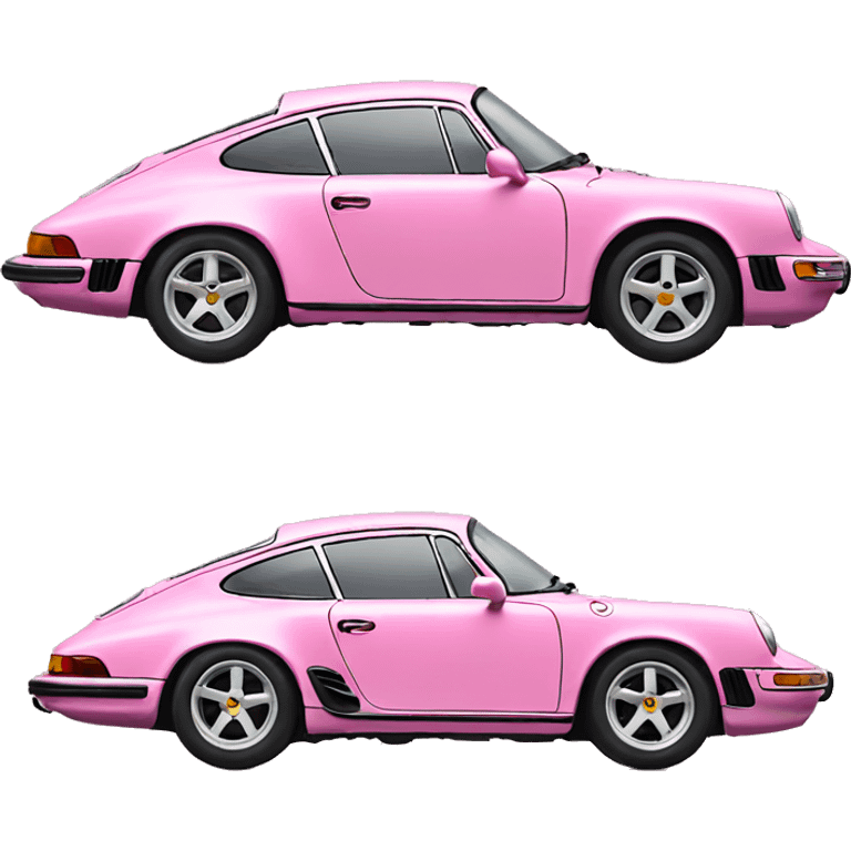 Pink Porsche  emoji