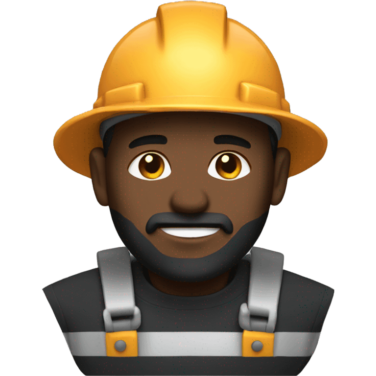 Guy mining coal emoji