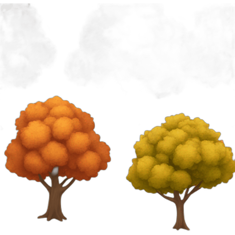 Autumn trees emoji