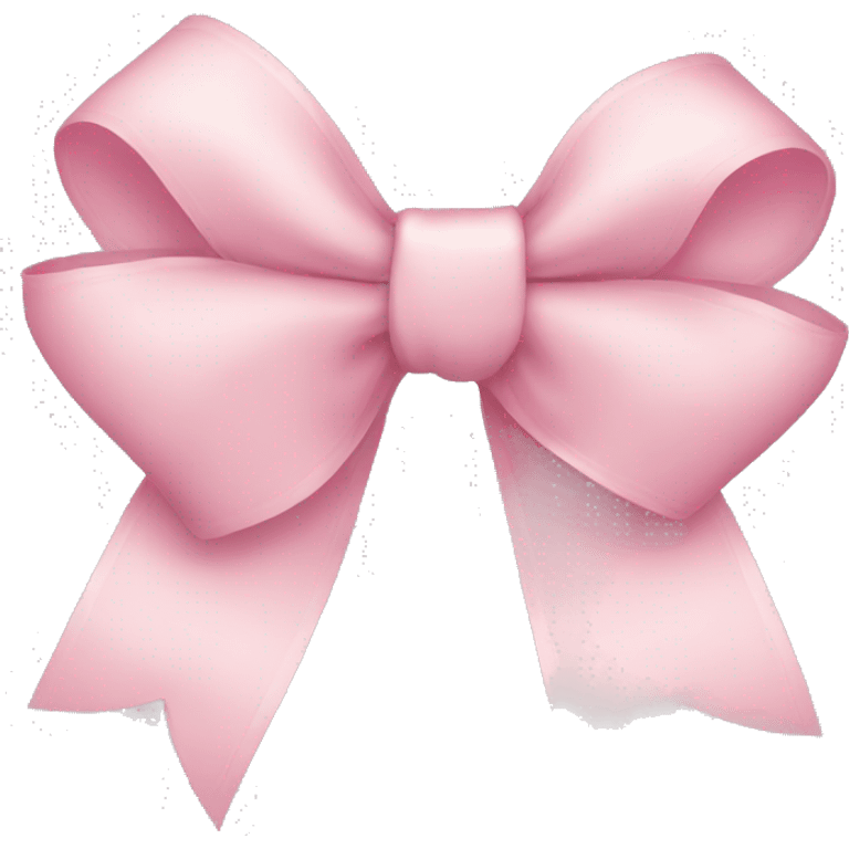 Light pink bow emoji