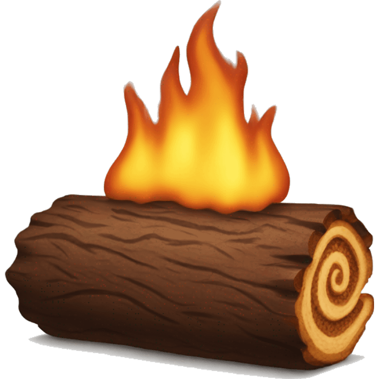 Yule log emoji