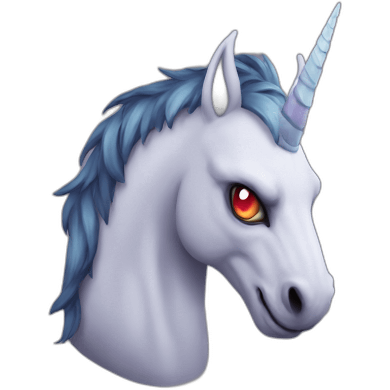 licorne dark démon emoji