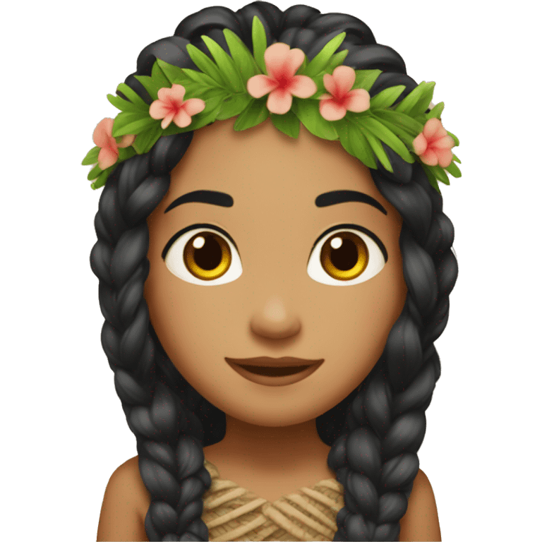 Vaiana fille emoji