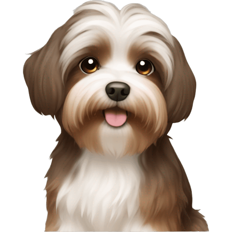 Brown havanese  emoji