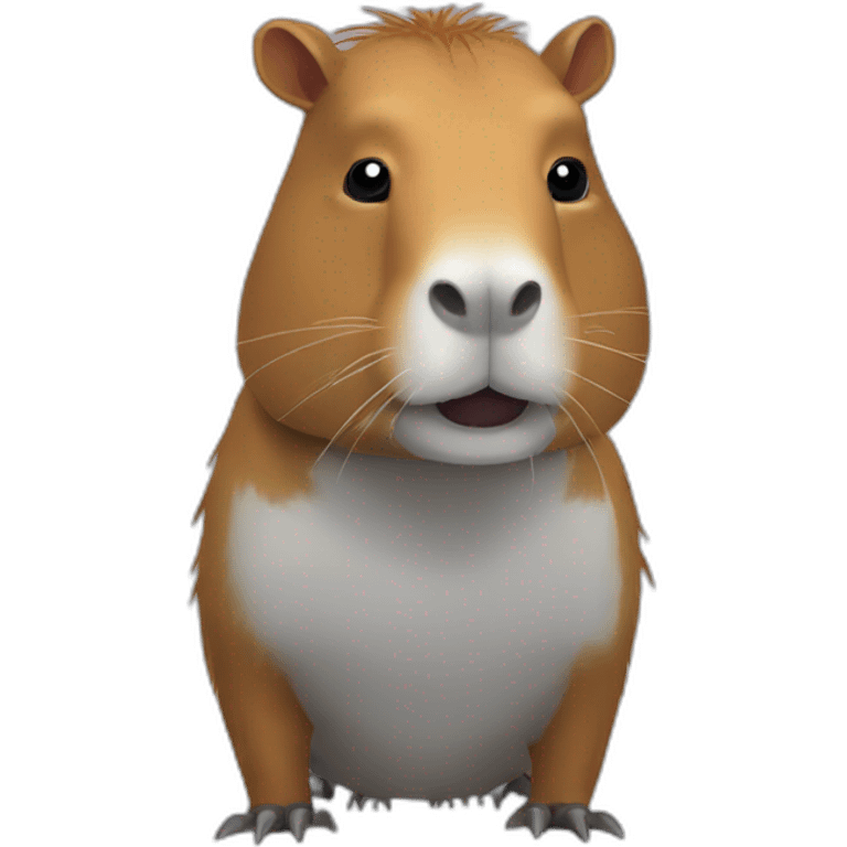 créer moi un robot capybara emoji