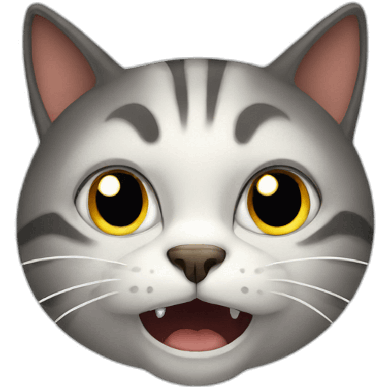 cat scared head emoji