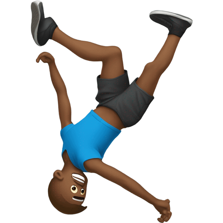 Man doing backflip emoji