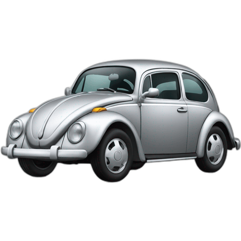 Volkswagen silver car emoji