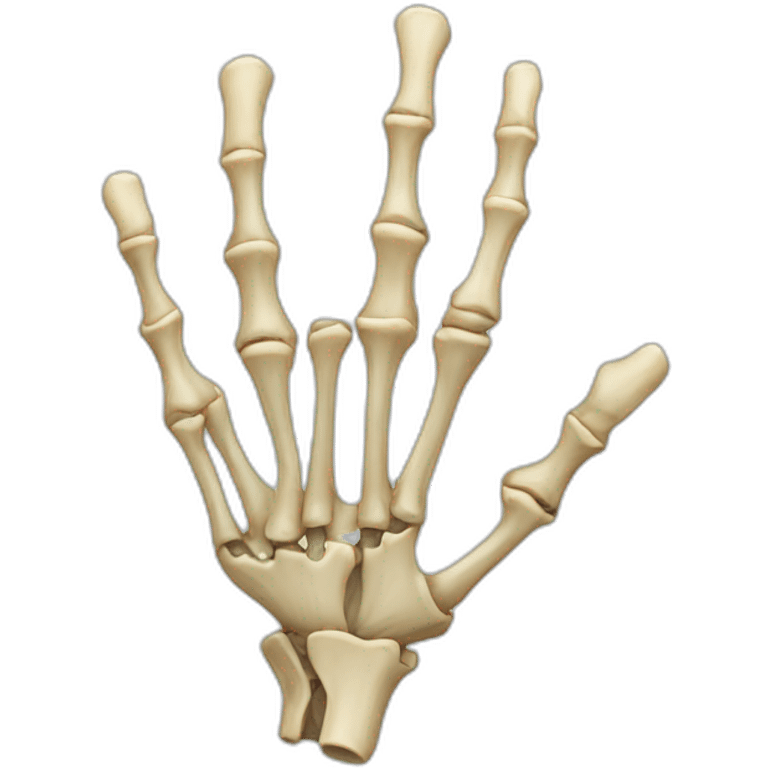 Hand bones emoji