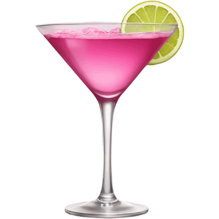 Cosmopolitan drink pink emoji