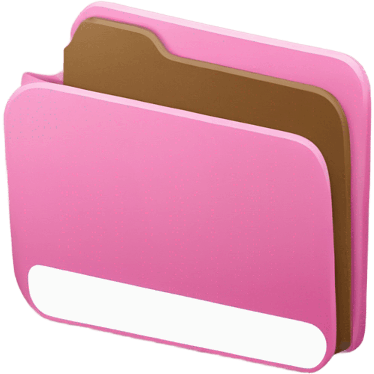 pink folder icon emoji emoji