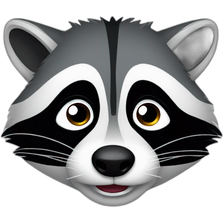 funny raccoon emoji