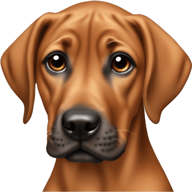 Please create a female Rhodesian Ridgeback puppy emoji